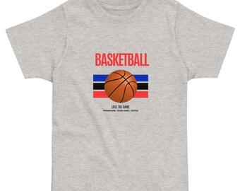 T-shirt de basketball à rayures rétro pour tout-petit