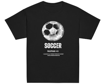 Soccer Phil 4:13 Youth unisex tee