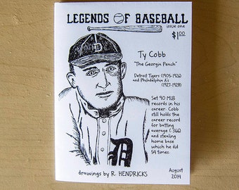 Legends of Baseball Issue 1 - portraits and facts of and about baseball players