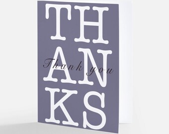 Thank you cards set | thank you card  pack with envelopes | thank you notecards |  blank inside folded cards |  original designs