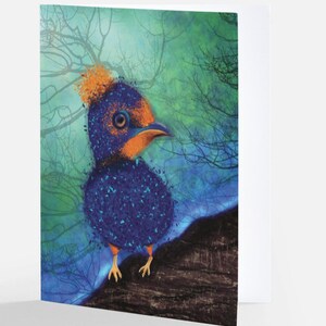 Conjunto de cartões de pássaros | pacote de cartões coloridos de pássaros com envelopes | interior em branco | cartões com design de animais | envio imediato | arte