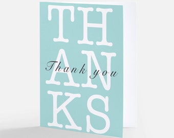 Thank you cards set | thank you card  pack with envelopes | thank you notecards |  blank inside folded cards |  original designs