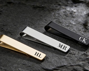 Custom Engraved Best Man Tie Clip Groomsmentie Clip Monogram Men Tie Clip Custom Wedding Tie Clip Personalized Groomsman Gift Best Man Gift