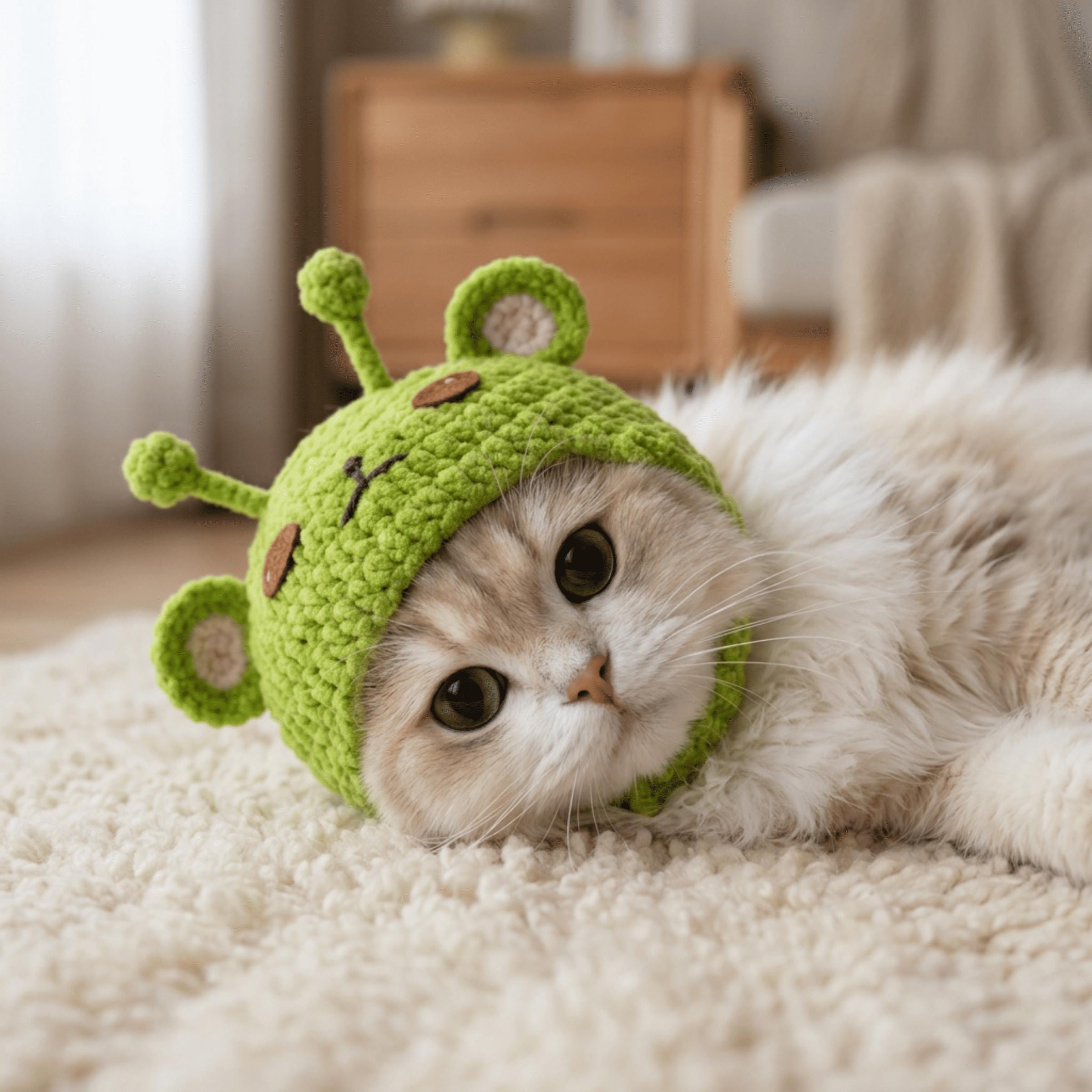 Alien Cat Hat Pattern