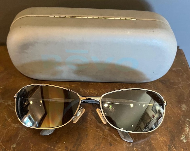 Revo 3074 Polarized Sunglasses Frames | Gunmetal Made in Italy | 61-16-125 image 1
