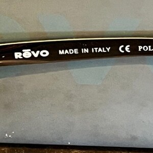 Revo 3074 Polarized Sunglasses Frames | Gunmetal Made in Italy | 61-16-125 image 6