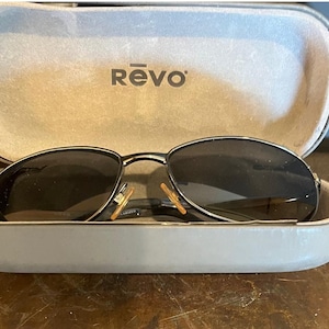 Revo 3074 Polarized Sunglasses Frames | Gunmetal Made in Italy | 61-16-125 image 3