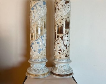 花瓶 - ビレロイ＆ボッホ メトラッハ - 陶器 - 羊飼いと羊の装飾