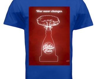 Fallout War Never Changes Nuka Cola, Soft Cotton T-shirt All Colors