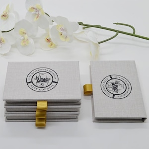 Custom Linen USB Box, Personalized Flash Drive Case, Wedding Photography