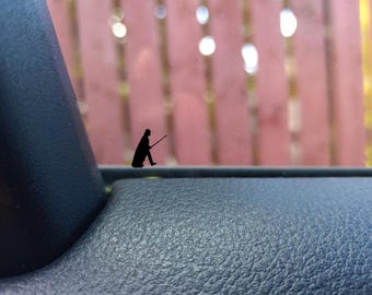 Mini pegatina de Darth Vader - Adhesivo para coche, portátil o tableta.