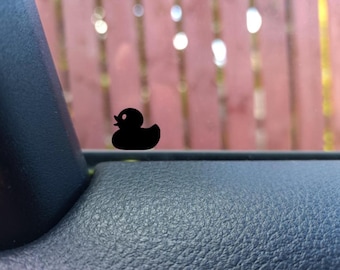 Calcomanía oculta de mini patito de goma - Calcomanía de huevo de Pascua para coche y SUV
