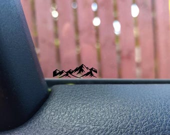 Calcomanía oculta de mini montaña - Calcomanía de huevo de Pascua para coche/SUV