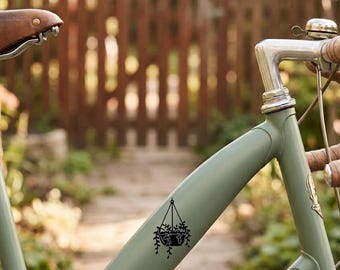 Pegatina oculta para planta colgante - Huevo de Pascua para bicicleta, portátil, espejo y coche