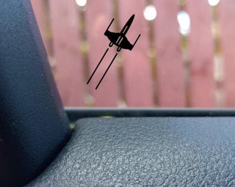 Calcomanía Wing Fighter Mini - Calcomanía oculta - Huevo de Pascua para coche SUV