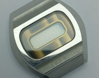 Vintage Orient G661604-40 Quartz Men’s Watch 39mm Japan Stainless Steel For Parts Repair