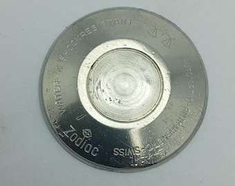 Vintage Zodiac 723-920 Watch Back Cover Stainless Steel Swiss Case Back For Parts Repair