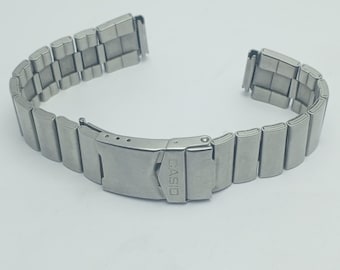 Casio MTA-1000 Vintage Stainless Steel Men’s Watch Bracelet – 16mm Silver Band (Japan Made)