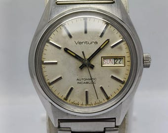 Ventura Automatic MADD06 Day/Date Vintage Men’s Watch