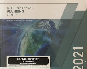 2021 IPC  International Plumbing Code Book