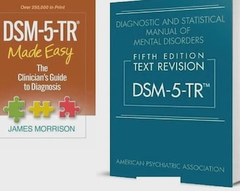 Diagnostic and Statistical Manual DSM-5-TR HARDCOVER & Dsm Made Easy Combo set