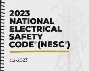 IEEE Nesc 2023 Spiral National Electrical Safety Code Spiral bound