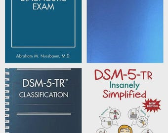 DSM 5 TR Combo Set Desk Reference + Classification + Simplified + Pocket Guide