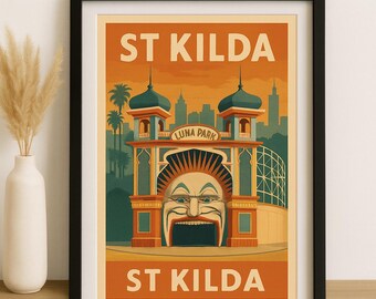 Obra de arte digital de St Kilda