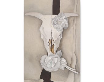 ジョージア・オキーフ：「牛の頭蓋骨 - 赤、白、青」、1931年 - 美術館