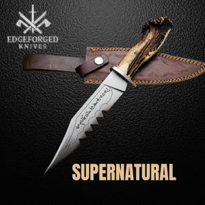 Handmade Stainless Steel Supernatural Ruby's Knife Replica |  Bowie Knife