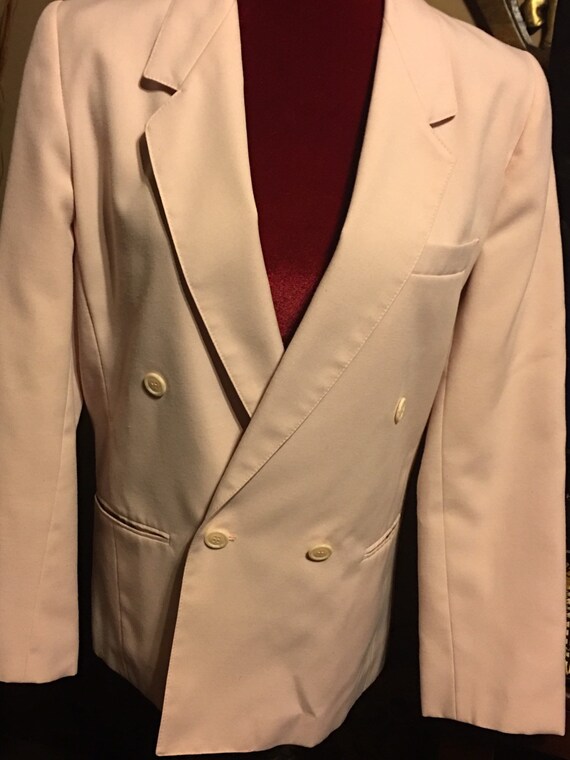 Pale Pink Double Breast Blazer - image 3