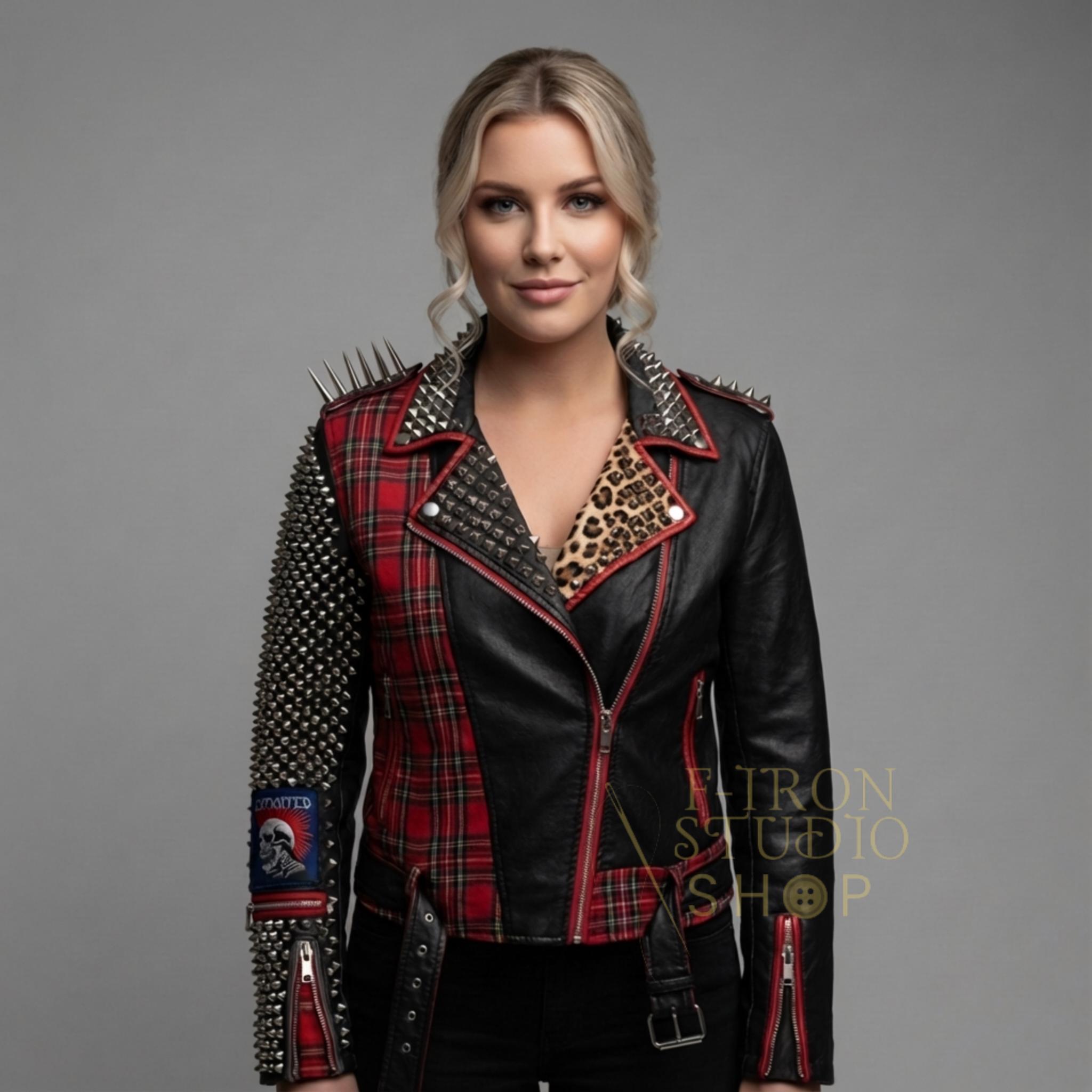 Punk tartan jacket - Etsy 日本