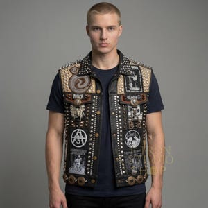 Metal Jacket Battle Vest Xl - Etsy