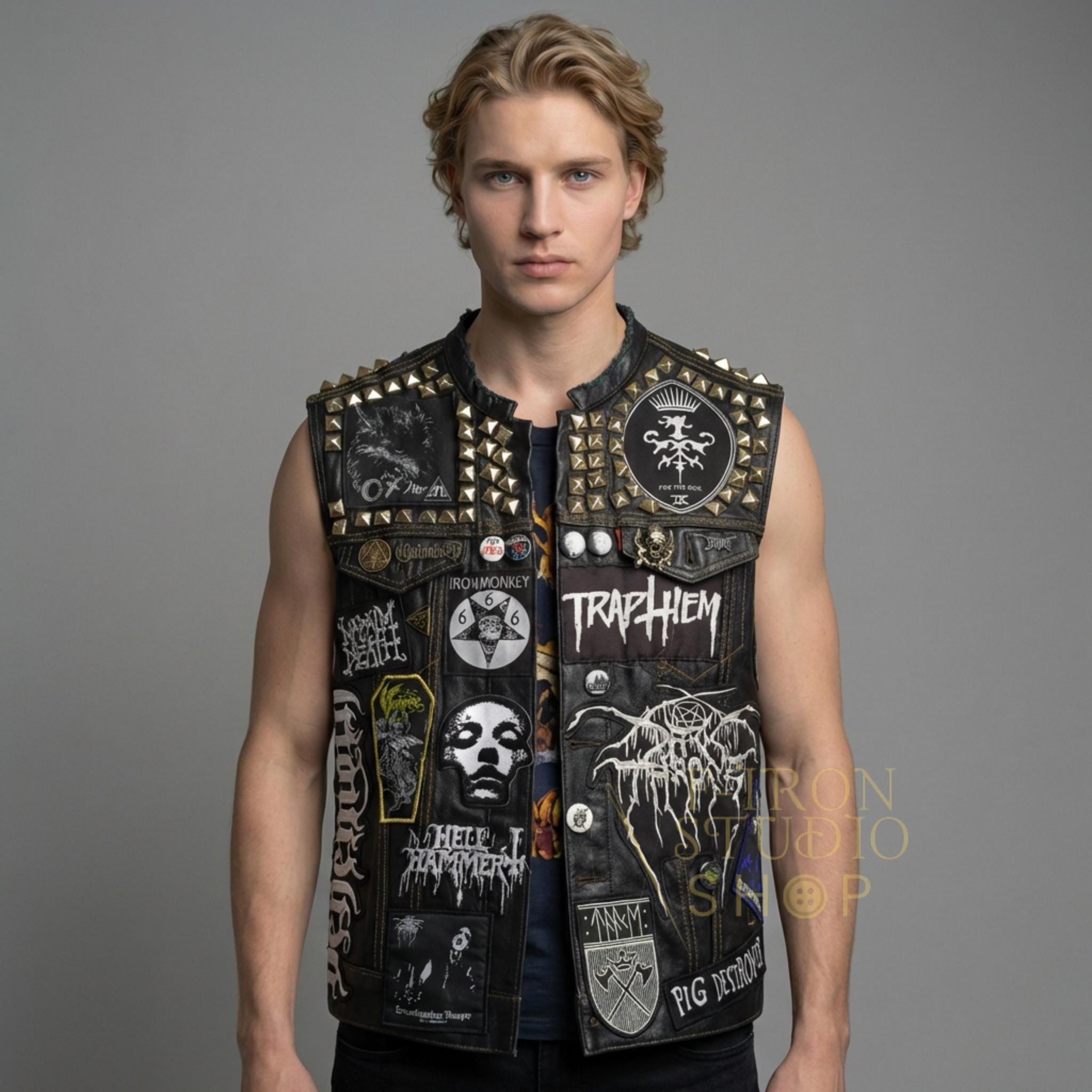 Metal battle jacket - Etsy 日本