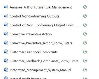 ISO 9001 Quality Management System QMS Template Pack  Security and Operations Edition