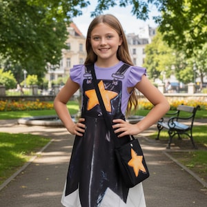 Vestido de cosplay de Lily Lovebraids, disfraz inspirado en Poppy Playtime, atuendo de Halloween para niñas, vestido de juego de terror, cosplay para fiesta de cumpleaños