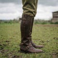 Handmade Leather Boot Covers Gaiters – Vintage Riding Leg Guards, Outdoor Wear – Gift for Him product logo