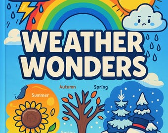 Weather Wonders - Science Coloring Book | STEM Coloring | Fun Learning Pages