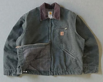 Retro Carhartt J97 Detroit Jacket – Moss Green – Vintage Unisex Gift