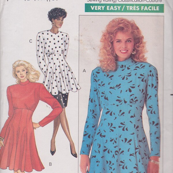 Butterick 6789 Misses'/Misses' Petite Dress, Tunic and Skirt Pattern, UNCUT, SIze 6-8-10, Nicole Miller