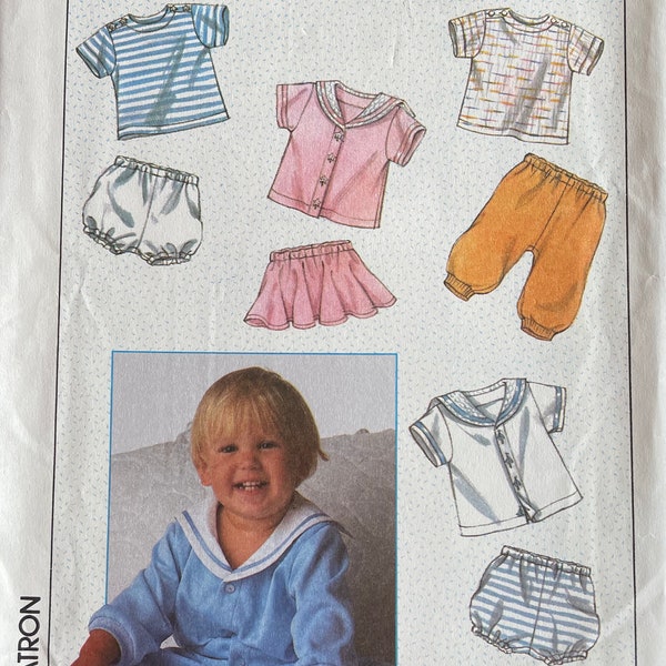 Simplicity 8994 Babies' Knit Wardrobe Sewing Pattern, UNCUT, Size 18 Months, Vintage Pattern, Baby Clothes