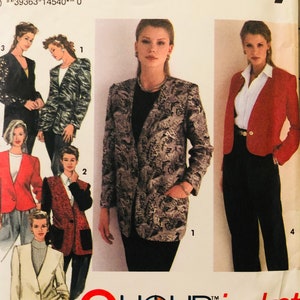 Simplicity 8622, Size 6-8-10, Misses&#39; Jacket in Two Lengths with Optional Lining Pattern, UNCUT, 3 Hour Jacket Pattern, Retro, Vintage