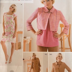 Simplicity 3523 Misses&#39;/Miss Petite Dress or Top, Jacket in Two Lengths and Slim Pants Sewing Pattern, UNCUT, Size 6-8-10-12-14, Sew Stylish