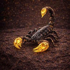 Spilla A Forma Di Scorpione In Acciaio Inossidabile - Accessorio Creativo Per Donne E Uomini, In Confezione Regalo Nera, 3,5x2,5 Cm