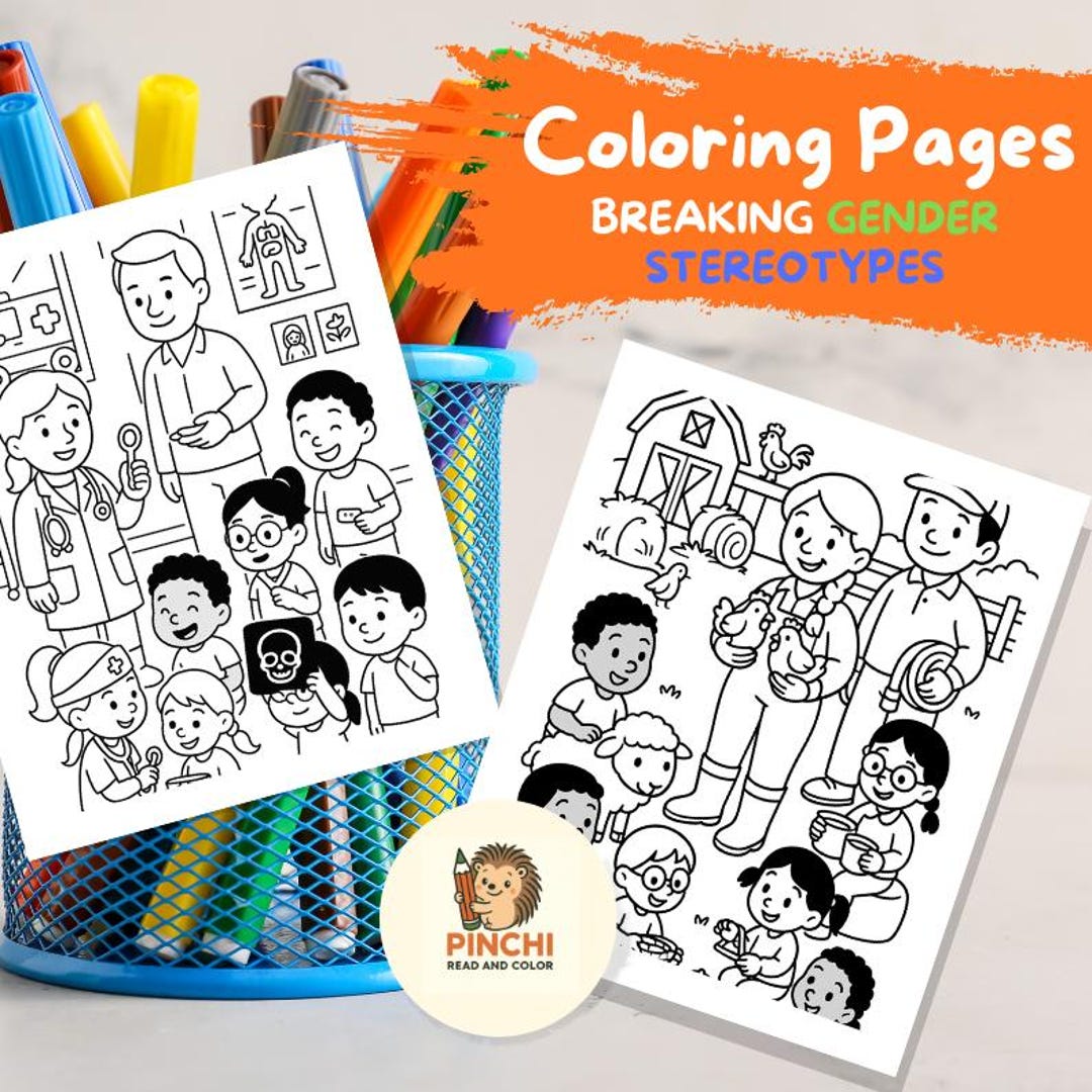 Inclusive Coloring Pages for Kids – PDF Printable | Diversity ...