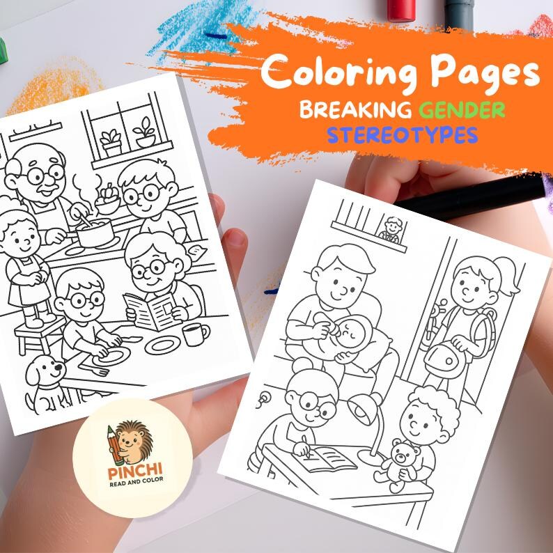 Inclusive Coloring Pages for Kids – PDF Printable | Diversity ...