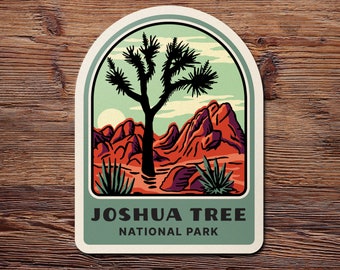 Joshua Tree National Park Bumper Sticker, Travel Stickers For Car, California Car Decal, Road Trip Sticker, Travel Gift, Joshua Tree Sticker