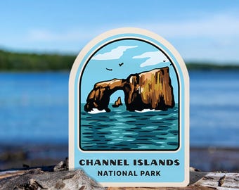 Channel Islands National Park Sticker Car Bumper Gifted Outdoor Adventure Vinyl Souvenir for Hikers Campers Laptop Decal Travel Badge