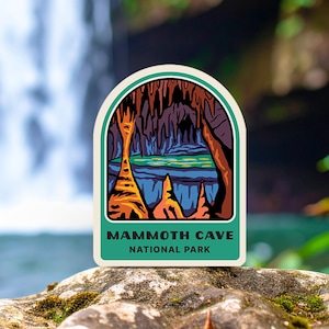 Mammoth Cave National Park Sticker Kentucky Vinyl Car Decal Water Bottle Collector Gift Outdoor Hiking Souvenir Badge