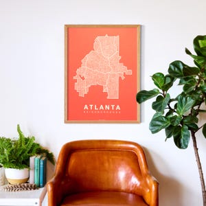 Handmade Wood Gallery Frame. Solid Wood Frame for Poster Artwork. 18x24 or 16x20. 1.25" Depth. Solid Walnut Oak Poplar Wood. Modern Rustic. image 4